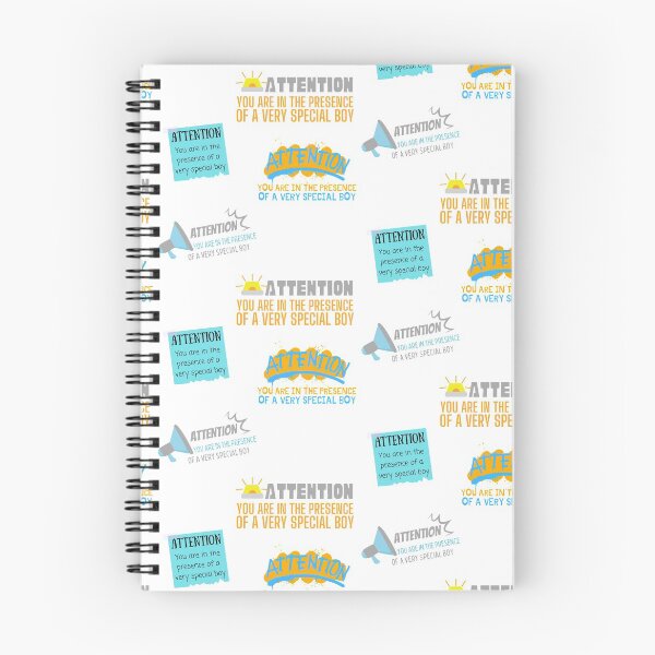Item preview, Attention! You Are In The Presence of A Very Special Boy Sticker Pack 2 designed and sold by SweetAndSpice.