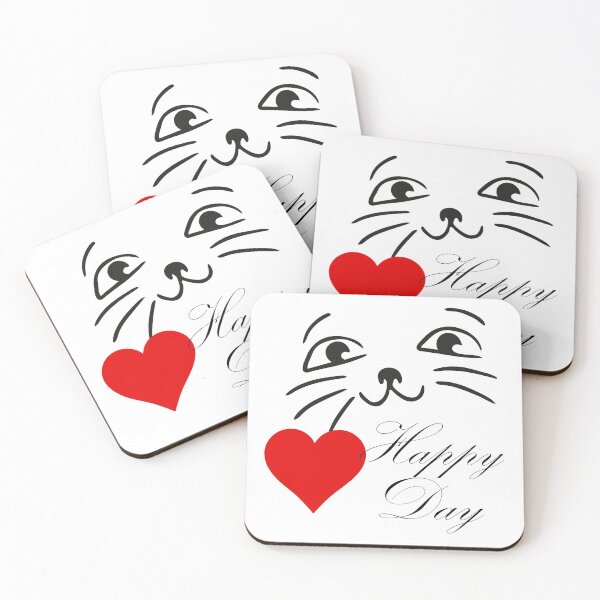Item preview, Día feliz. Silueta de gato negro. designed and sold by RipaDesign.