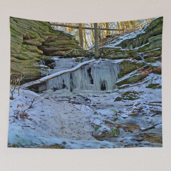 Item preview, Small frozen waterfall designed and sold by frankuffmann.