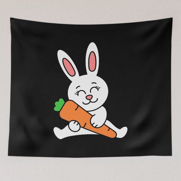 Item preview,  Rabbit pun. I Carrot Tell You How Much I Love You.  designed and sold by TashaVector.