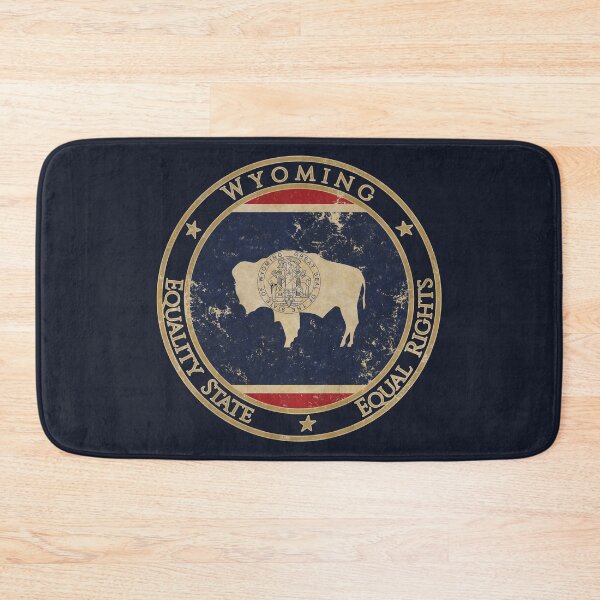 Item preview, Vintage Wyoming USA United States of America American State Flag designed and sold by DragonXX.
