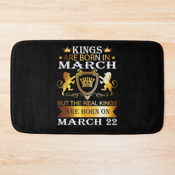 Item preview, Kings Are Born On March 22nd Birthday Bday Men Boy Gift designed and sold by ninapfvu.