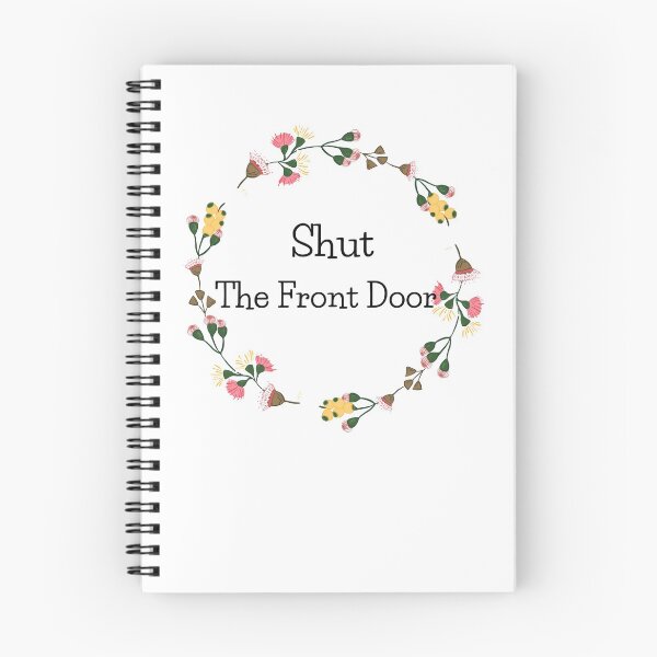 Item preview, Shut the front door boho wreath designed and sold by Andevries.