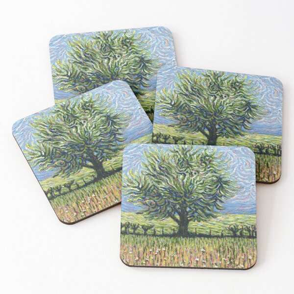 Item preview, Van Gogh style lone tree painting designed and sold by Marion Yeo.