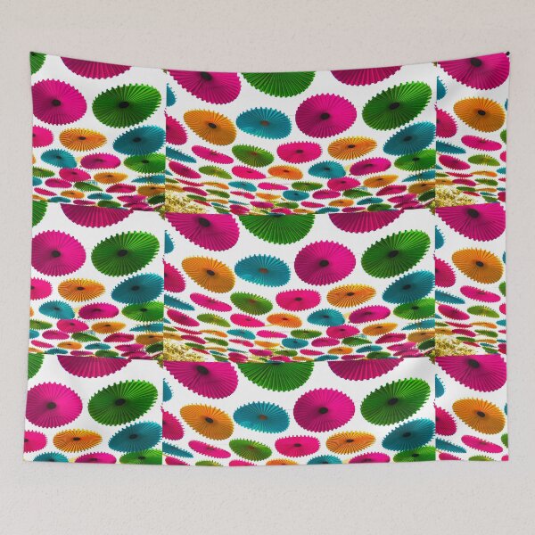 Item preview, Random and Colorful Origami Circles designed and sold by thegraypocket.