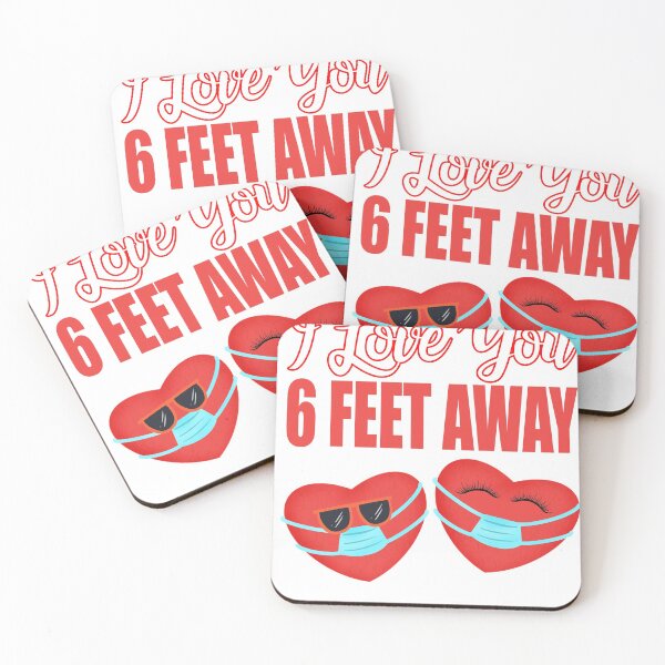 Item preview, I Love You Six Feet Away designed and sold by Letters-Art.