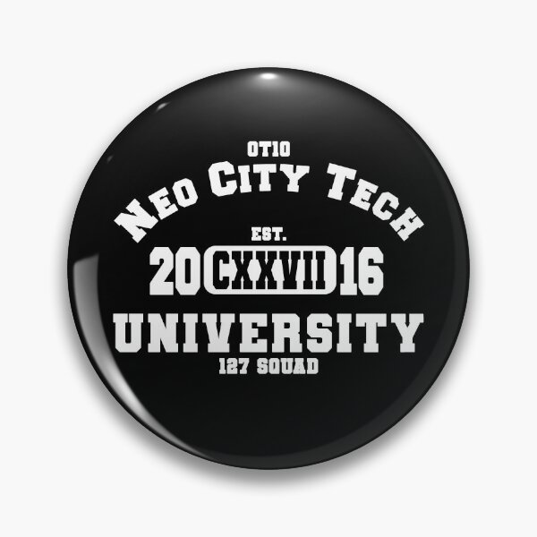 Item preview, Neo City Tech University 127 Squad Athletic Logo (White) designed and sold by Suicune1000.