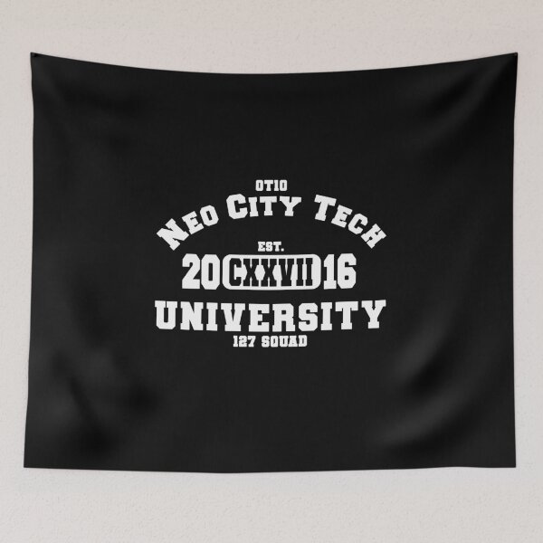 Item preview, Neo City Tech University 127 Squad Athletic Logo (White) designed and sold by Suicune1000.