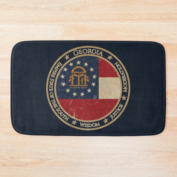 Item preview, Vintage Georgia USA United States of America American State Flag designed and sold by DragonXX.