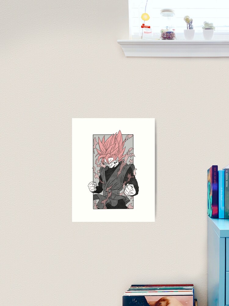 Rose Goku Black Manga Art  Magnet for Sale by Tammy1971