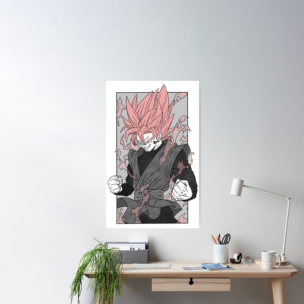 Rose Goku Black Manga Art  Poster for Sale by Tammy1971