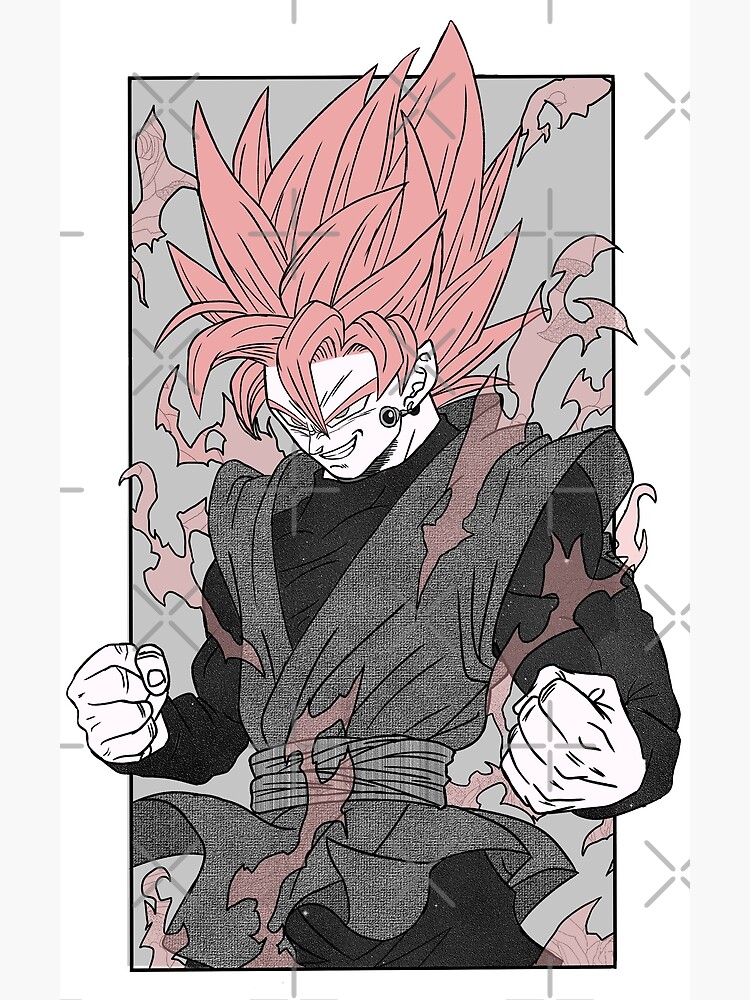 Rose Goku Black Manga Art  Poster for Sale by Tammy1971