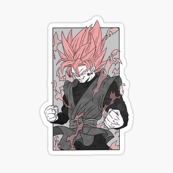 Goku Black Sticker for Sale by jixelpatterns