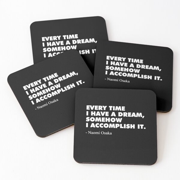 Item preview, Naomi Osaka Quotes To Reach For The Best designed and sold by SerenaMinimal.