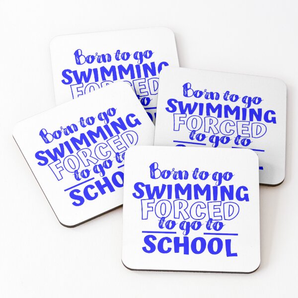 Item preview, Born to go swimming. Forced  to go to school designed and sold by TheGreenGoat.