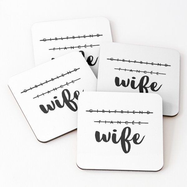 Item preview, GIRLFRIEND FIANCEE WEDDING WIFE  FUNNY TSHIRT WEEDDING BEST WEEDDING  designed and sold by Tropical Blood.