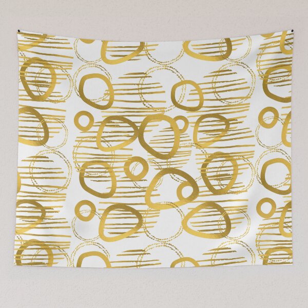 Item preview, golden circles designed and sold by Reem Shaarway.