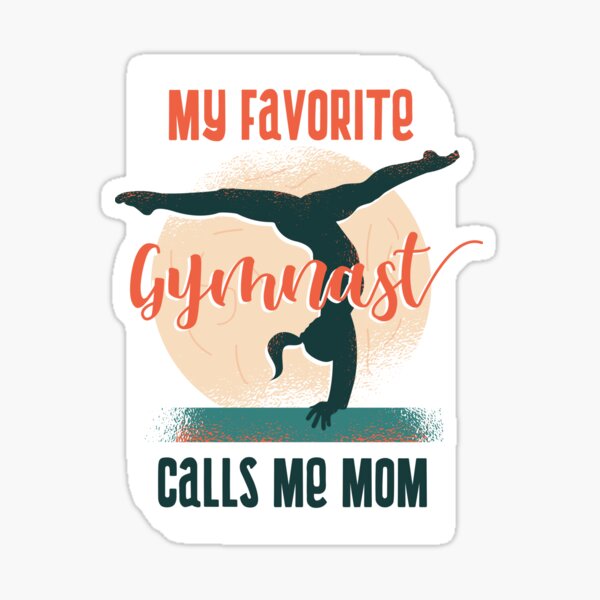 My Favorite Gymnast Sticker