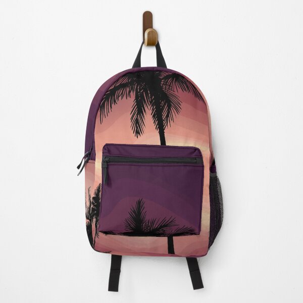 Item preview, Palm Tree Silhouette Against a Sunset, Landscape Digital Illustration designed and sold by AlmightyClaire.