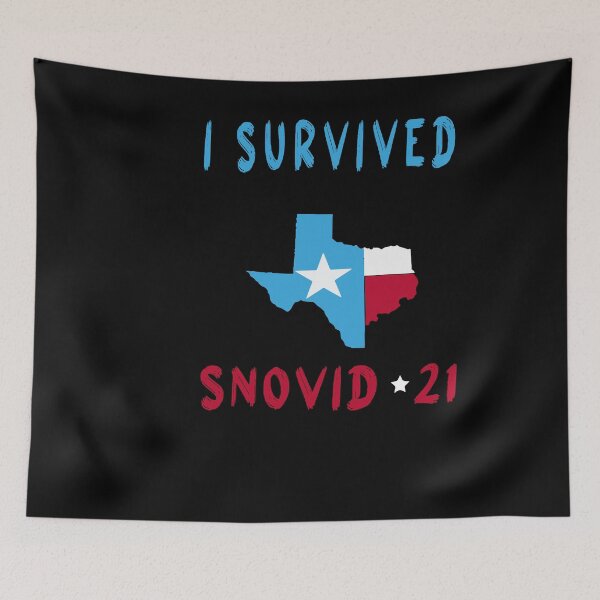 Item preview, I Survived Snovid-21 Texas Proud Texans Vintage Retro T-Shirt designed and sold by midodesign20.