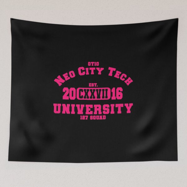 Item preview, Neo City Tech University 127 Squad Athletic Logo (Cherry Bomb Pink) designed and sold by Suicune1000.