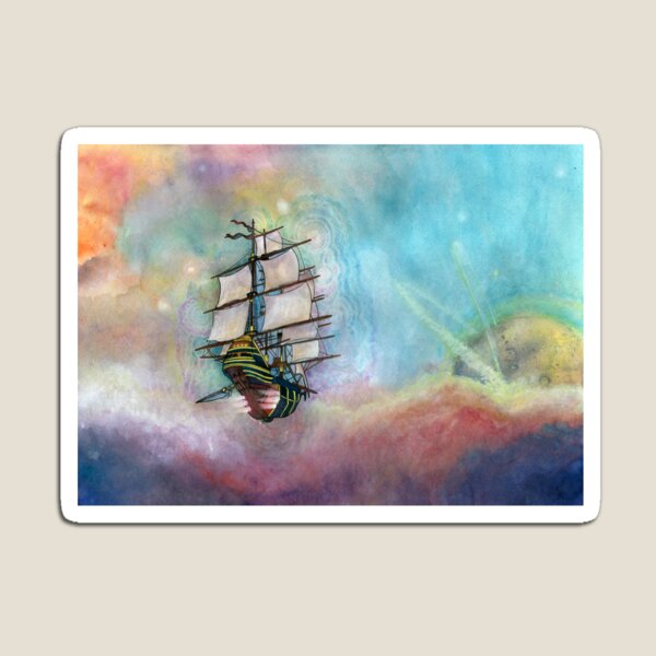 Mike's Tall Ship Magnet