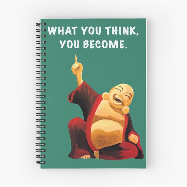 Item preview, What You Think You Become Buddha Quote Art designed and sold by Ashley Baldwin.