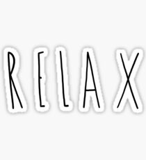 Relax Sticker