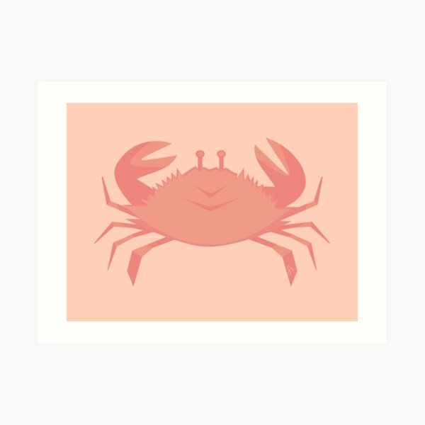 Minimalist Crab Art Print