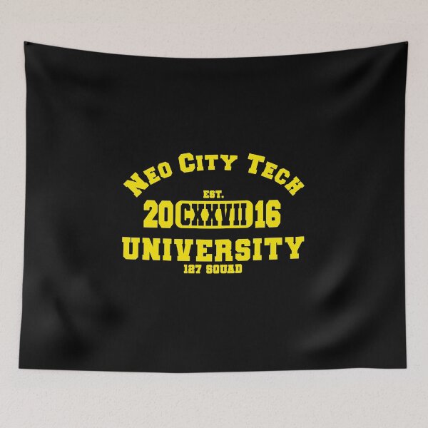 Item preview, Copy of Neo City Tech University 127 Squad Athletic Logo (Kick It Yellow) designed and sold by Suicune1000.