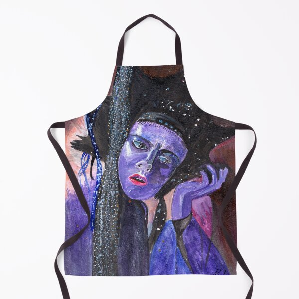 Item preview, Star Goddess, a fantasy watercolour designed and sold by melbeasleyarts.