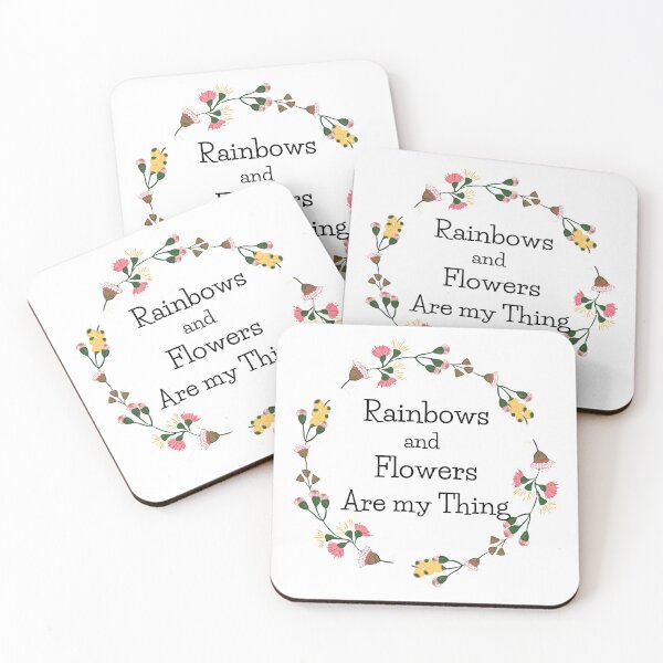 Item preview, Rainbows and flowers are my thing boho wreath designed and sold by Andevries.