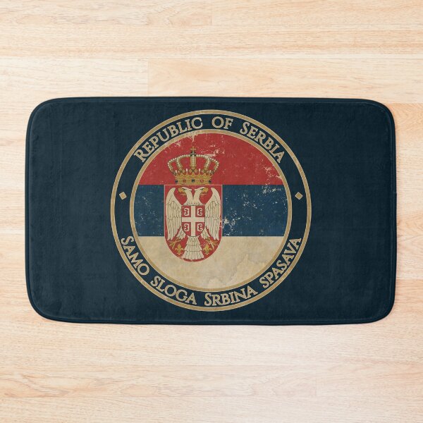 Artikelvorschau, Vintage Flagge der Republik Serbien entworfen und verkauft von DragonXX.