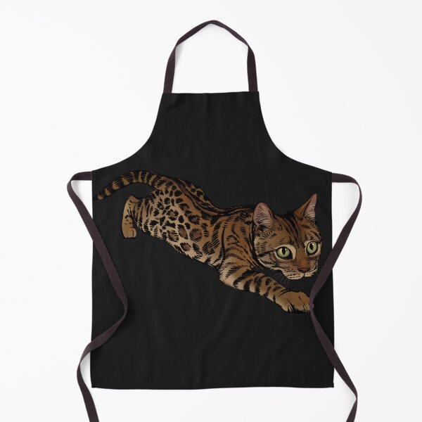 Item preview, Bengal cat sneaking designed and sold by Petcetera.