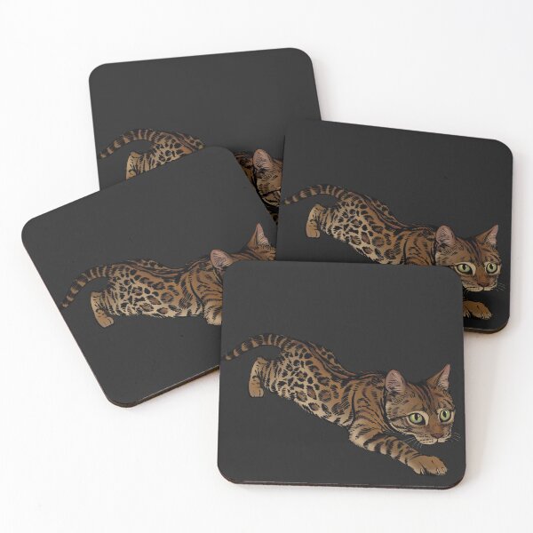 Item preview, Bengal cat sneaking designed and sold by Petcetera.