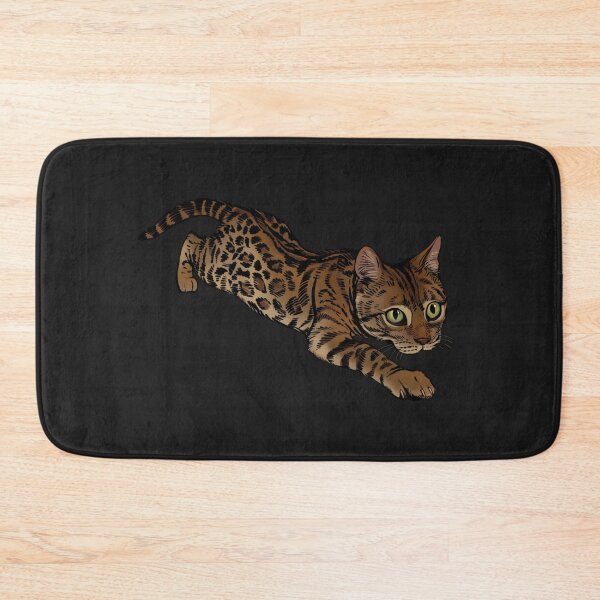 Item preview, Bengal cat sneaking designed and sold by Petcetera.