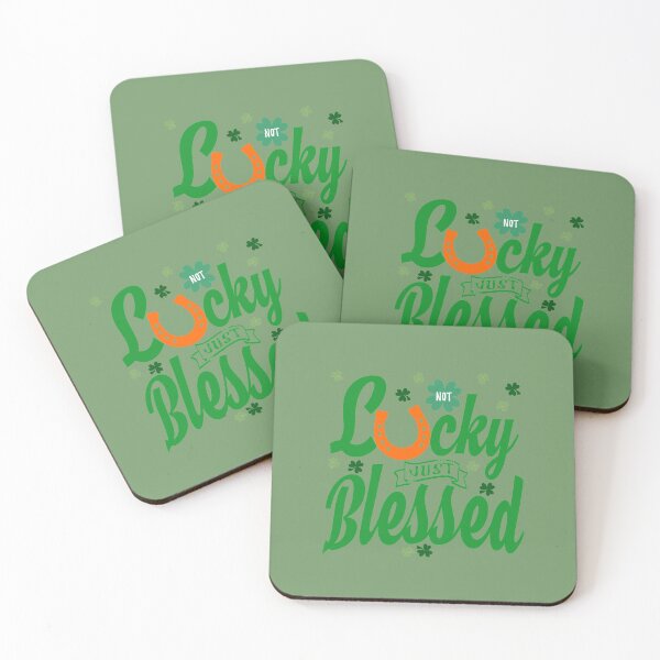 Item preview, NOT LUCKY JUST BLESSED - HORSE SHOE AND CLOVERS designed and sold by Cr1sV.