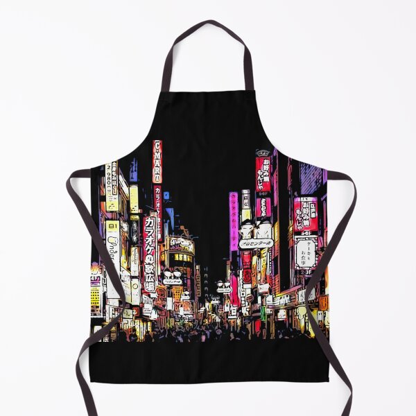 Item preview, Japanese street view at night, urban anime, anime street view, anime scene, best gift for japan lovers, designed and sold by shodark.