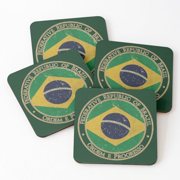 Item preview, Vintage Federative Republic of Brazil USA South America United States Flag designed and sold by DragonXX.