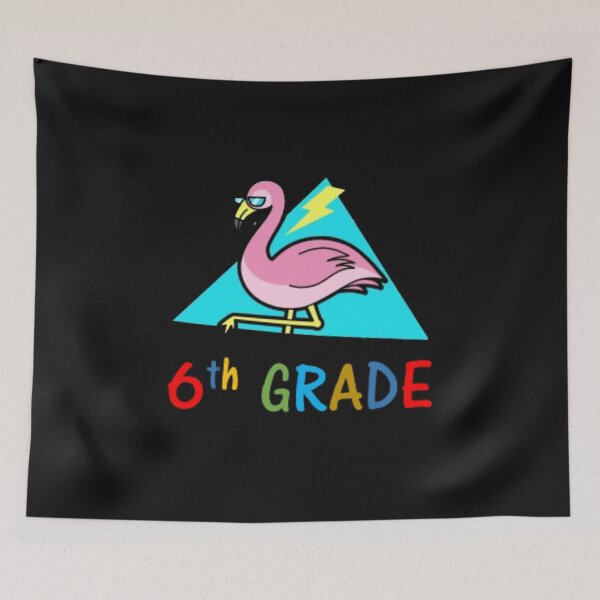 Item preview, Pink Flamingo...6th Grade designed and sold by thekidsprint.