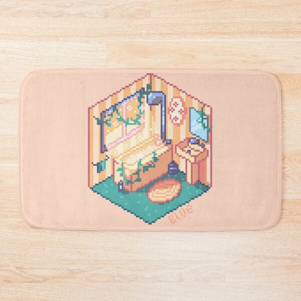 Item preview, Pixel bathroom  designed and sold by kasumiblu.