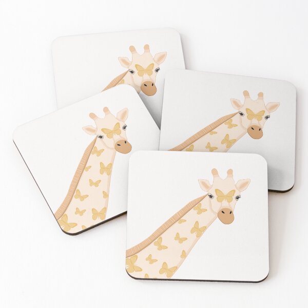 Item preview, Light Giraffe with Butterfly Print designed and sold by muffinstandd.