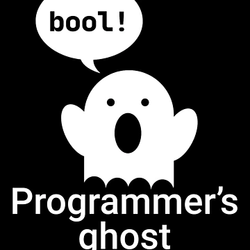 Artwork thumbnail, Programmer's ghost bool pun by ThingsForFun