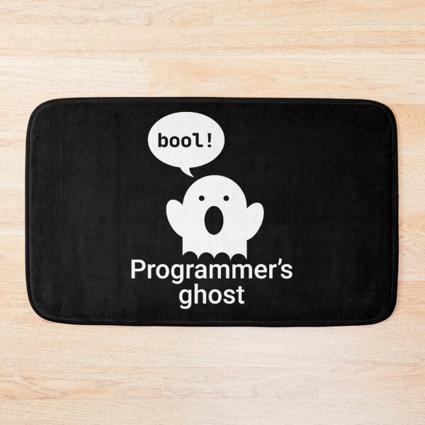 Item preview, Programmer's ghost bool pun designed and sold by ThingsForFun.