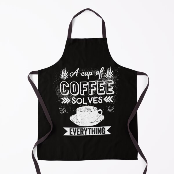 Item preview, A CUP OF COFFEE SOLVES EVERYTHINGS designed and sold by Hussain Shirts.