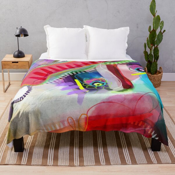 Item preview, Colourful, Bright, Fun Abstract Face designed and sold by Tamara-Marie.