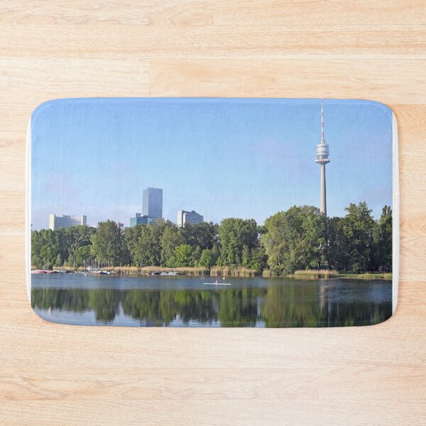 Item preview, Vienna city Danube river in the morning designed and sold by goceris.