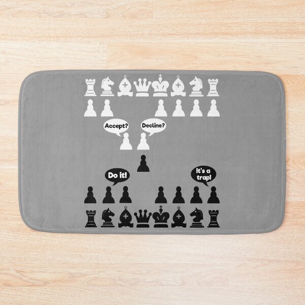 Item preview, Chess Pieces Funny Opening Game Move  designed and sold by WibbleDesign.