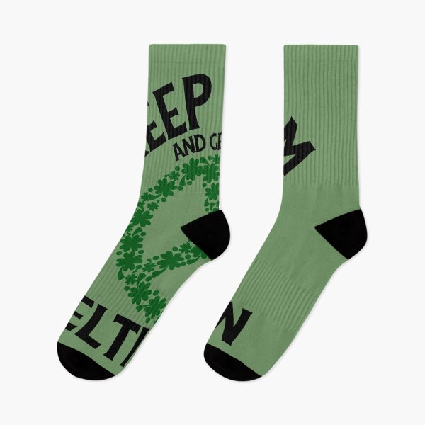 Item preview, KEEP CALM AND GET YOUR CELTIC ON WITH LUCKY CLOVERS IN PEACE SIGN designed and sold by Cr1sV.