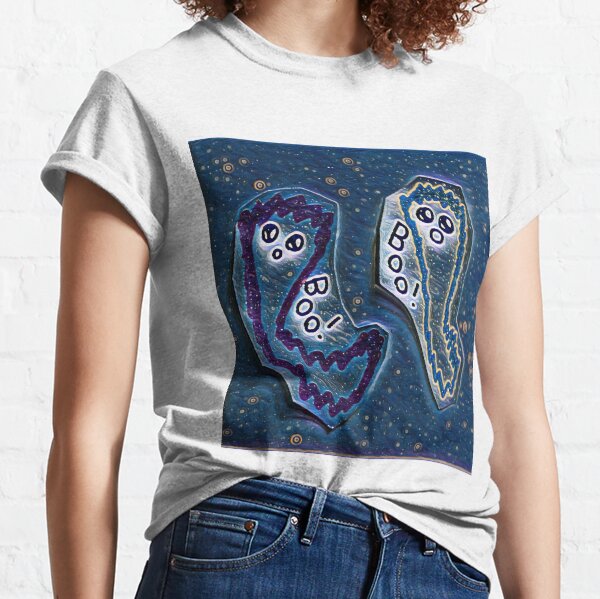 Lola + Zed BFF Best Friends and Geek Ghosts | GEEKS IN OTHER WORLDS Classic T-Shirt